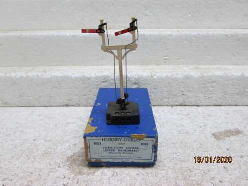 OO SCALE : HORNBY DUBLO ELECTRIC RAIL SIGN (BOXED) - LOT 929Y