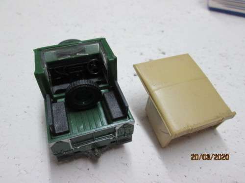 MATCHBOX DINKY : 1949 LAND ROVER (BOXED) - LOT 582z