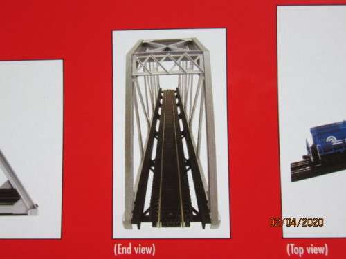 HO SCALE : ATLAS 18" THROUGH TRUSS BRIDGE KIT (BOXED) - LOT 18AA