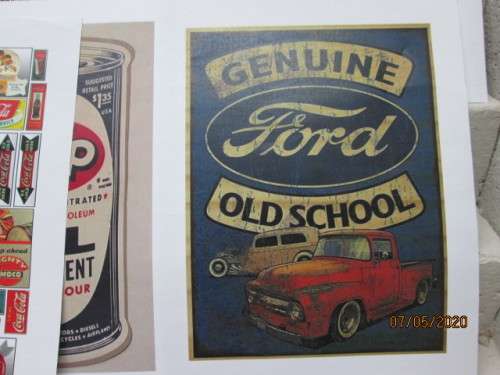 HO SCALE : x18 SHEETS OF PRINTED POSTERS (A4 SIZE) - LOT 579AA