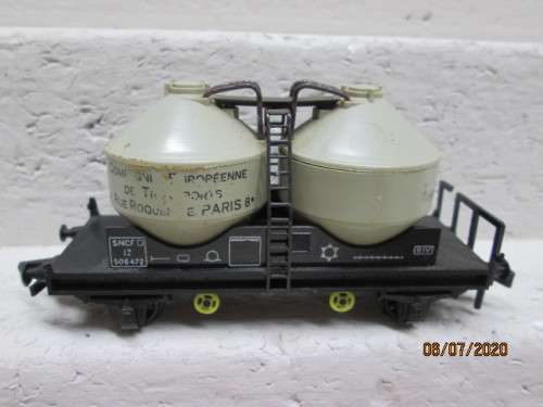OO SCALE : HORNBY ECHO TWIN TANKER WAGON - LOT 251BB