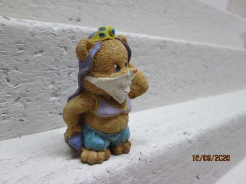 REDUCED TO CLEAR : LITTLE BEAR RESIN ORNAMENT