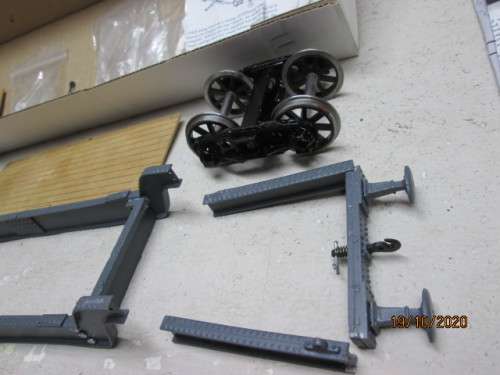 G SCALE : TENMILLE : GWR LOW LOADER WAGON (CROCODILE H) KIT - BOXED