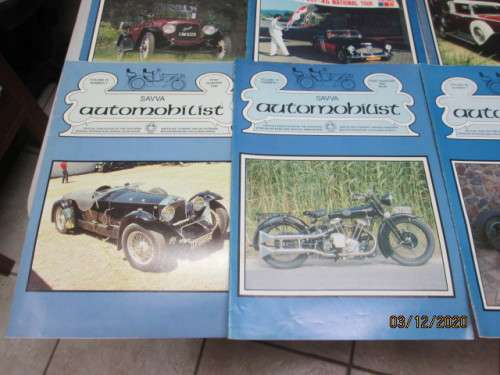 REDUCED TO CLEAR : AUTOMOBILIST SAVVA MAGAZINES X17