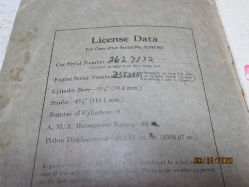 INSTRUCTION BOOK FOR PLYMOUTH DELUXE