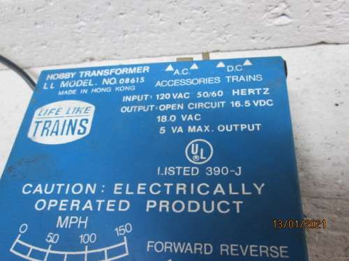 HO / OO SCALE : LIFELIKE TRANSFORMER / CONTROLLER - FOR SPARES