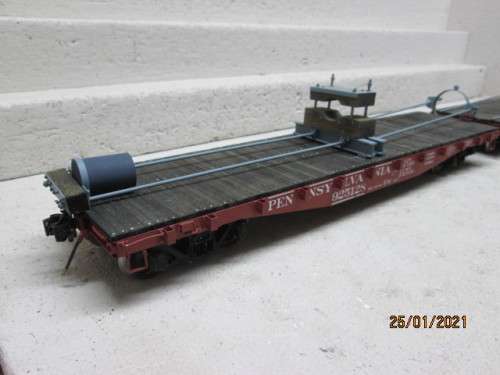 G SCALE : PENNSYLVANIA - X2 FLAT CAR