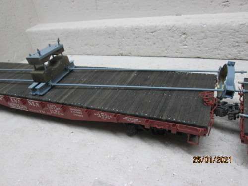 G SCALE : PENNSYLVANIA - X2 FLAT CAR