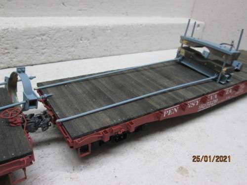 G SCALE : PENNSYLVANIA - X2 FLAT CAR