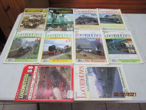 REDUCED TO CLEAR : LOCOMOTIVES  ILLUSTRATED : X10 MAGAZINES