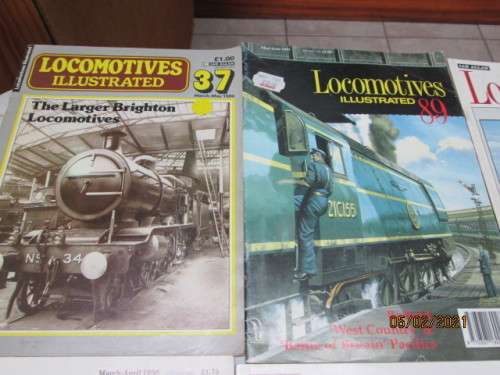 REDUCED TO CLEAR : LOCOMOTIVES  ILLUSTRATED : X10 MAGAZINES