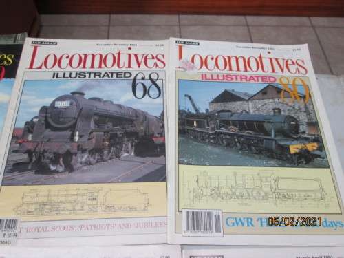 REDUCED TO CLEAR : LOCOMOTIVES  ILLUSTRATED : X10 MAGAZINES