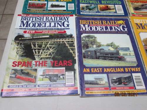 BRITISH RAILWAY MODELLING : MAGAZINES X8