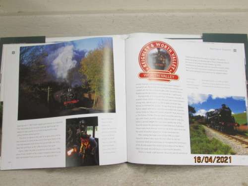 HARD COVER BOOK : BEST OF TRAINS : STEAM RAILWAYS