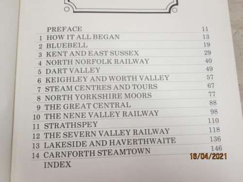 HARD COVER BOOK : O.S NOCK - ON STEAM