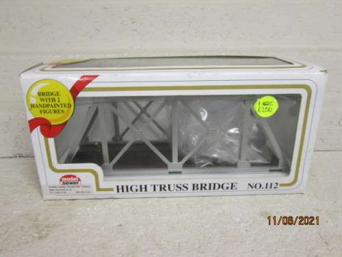 HO SCALE : MODEL POWER : HIGH TRUSS BRIDGE - BOXED