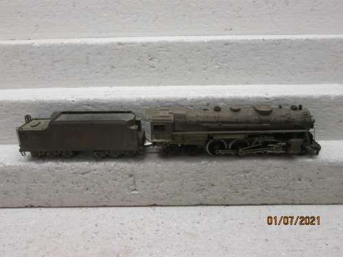 HO SCALE : TENSHEDO : BRASS 4-6-4 BRASS STEAM LOCOMOTIVE