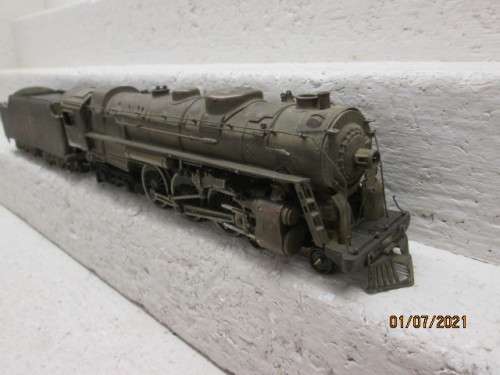 HO SCALE : TENSHEDO : BRASS 4-6-4 BRASS STEAM LOCOMOTIVE