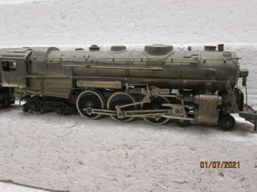 HO SCALE : TENSHEDO : BRASS 4-6-4 BRASS STEAM LOCOMOTIVE