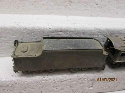 HO SCALE : TENSHEDO : BRASS 4-6-4 BRASS STEAM LOCOMOTIVE