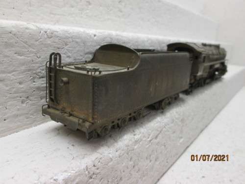 HO SCALE : TENSHEDO : BRASS 4-6-4 BRASS STEAM LOCOMOTIVE