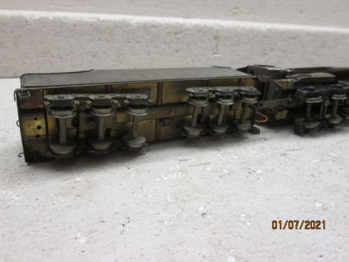 HO SCALE : TENSHEDO : BRASS 4-6-4 BRASS STEAM LOCOMOTIVE