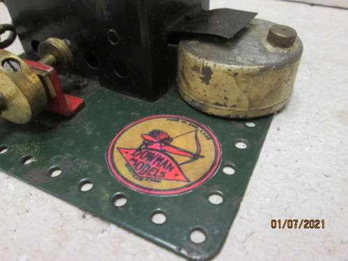 BOWMAN MODELS :  STATIONARY  STEAM ENGINE - BOXED