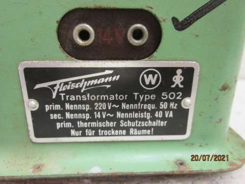 HO SCALE : FLEISCHMANN TRANSFORMER