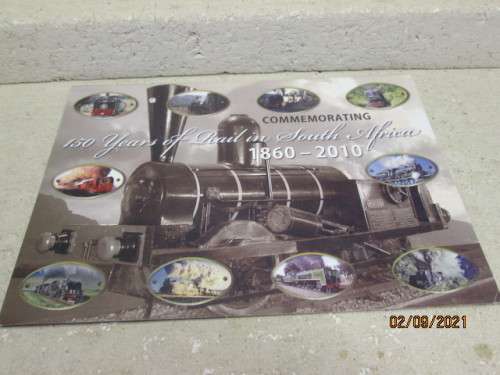 COMMEMORATION BOOKLETTE : 150 YEARS OF RAIL IN SOUTH AFRICA  1860 - 2010