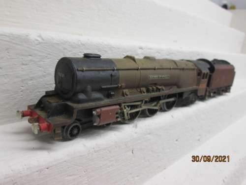 OO SCALE : HORNBY DUBLO : 4-6-2 LMS STEAM LOCOMOTIVE - 3-RAIL