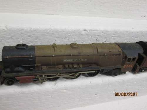 OO SCALE : HORNBY DUBLO : 4-6-2 LMS STEAM LOCOMOTIVE - 3-RAIL