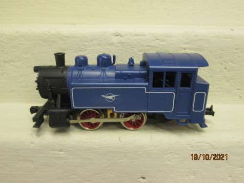HO SCALE : LIMA SAR : BLUE EXPRESS STEAM LOCOMOTIVE