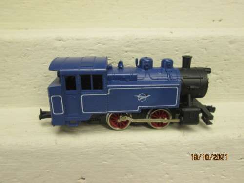 HO SCALE : LIMA SAR : BLUE EXPRESS STEAM LOCOMOTIVE