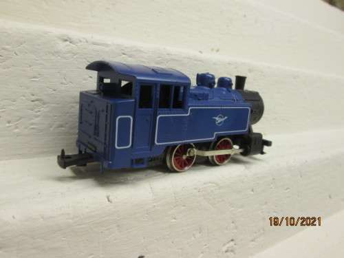 HO SCALE : LIMA SAR : BLUE EXPRESS STEAM LOCOMOTIVE