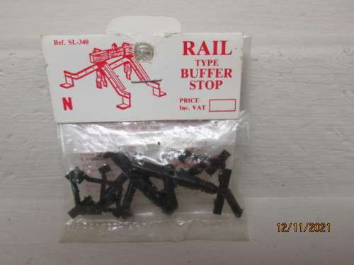 N SCALE : PECO : RAIL BUFFER STOPS - X2