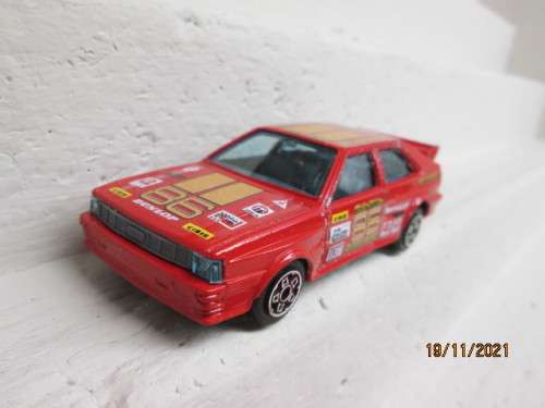 1:43 SCALE : BBURAGO : AUDI QUATTRO RALLY CAR - BOXED