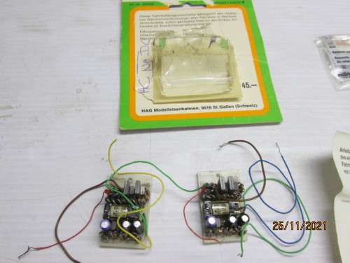 HO SCALE : HAG  AND NAIS ELECTRONIC DECODERS