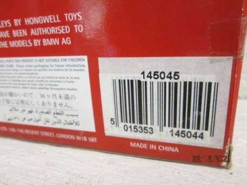 OO SCALE : HAMLEYS : RACING MINI SET OF SIX - BOXED