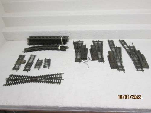 HO SCALE : FLEISCHMANN : BRASS TRACK- X20 PIECES