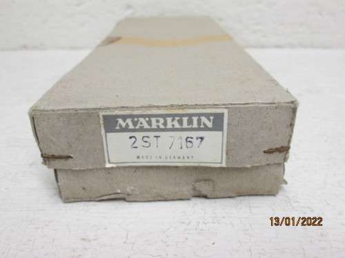 HO SCALE : MARKLIN : X2 M TRACK : METALCURVED BRIDGE - BOXED