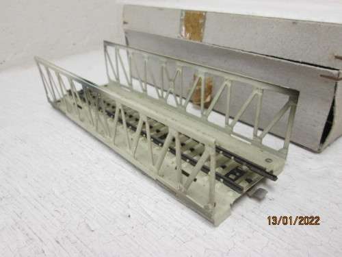 HO SCALE : MARKLIN : M TRACK : METAL TRUSS BRIDGE - BOXED
