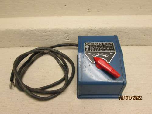 HO SCALE : MARKLIN 278A : TRANSFORMER CONTROLLER