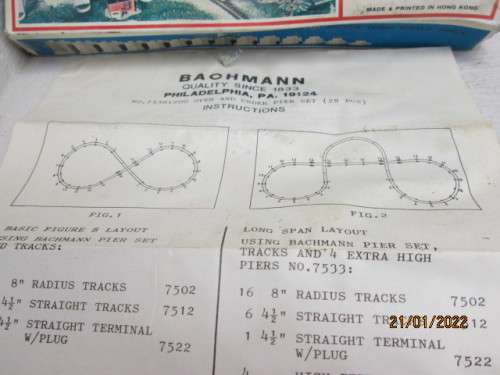 N SCALE : BACHMANN : 31 PIECE PIER SET - BOXED