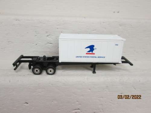 HO SCALE : ROAD CONTAINER TRUCK TRAILOR