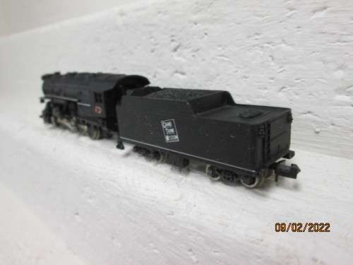 N SCALE : ATLAS : 0-8-0 STEAM LOCOMOTIVE