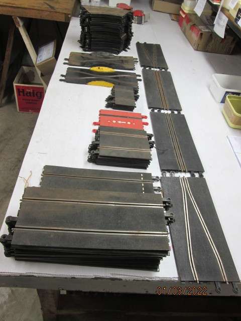 SCALEXTRIC TRACK - LARGE AMOUNT - X55 PIECES