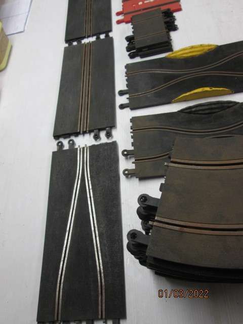 SCALEXTRIC TRACK - LARGE AMOUNT - X55 PIECES
