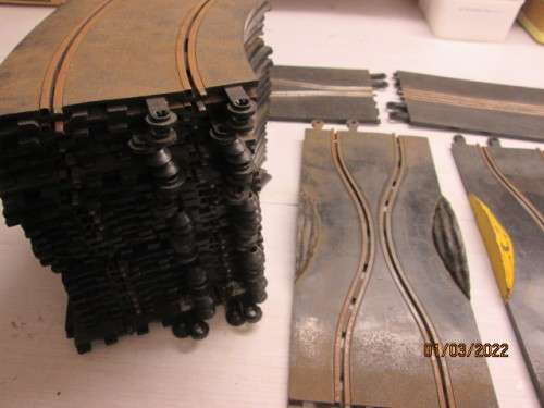 SCALEXTRIC TRACK - LARGE AMOUNT - X55 PIECES