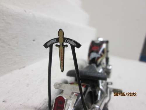 OLD SCHOOL CHOPPER STYLE HARLEY DAVIDSON MOTORBIKE