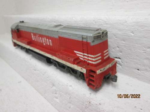 HO SCALE : RIVEROSSI - U25C BURLINGTON  DIESEL LOCOMOTIVE - BOXED